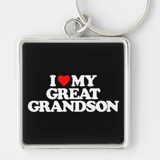 IK HOOP VAN MIJN GROTE GRANDSON SLEUTELHANGER (Voorkant)
