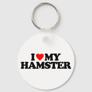 IK HOOP VAN MIJN HAMSTER SLEUTELHANGER