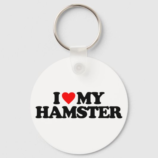 IK HOOP VAN MIJN HAMSTER SLEUTELHANGER (Voorkant)