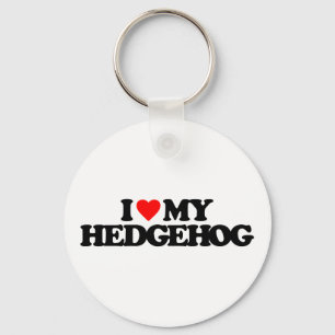 IK HOOP VAN MIJN HEDGEHOG SLEUTELHANGER