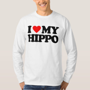 IK HOOP VAN MIJN HIPPO T-SHIRT