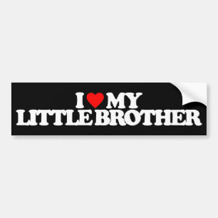 IK HOOP VAN MIJN KLEINE BROER BUMPERSTICKER