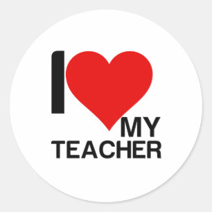 IK HOOP VAN MIJN LERER RONDE STICKER