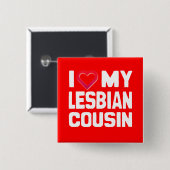 IK HOOP VAN MIJN LESBIAANSE KUINE -.png Vierkante Button 5,1 Cm (Voorkant /achterkant)