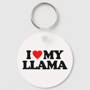 IK HOOP VAN MIJN LLAMA SLEUTELHANGER