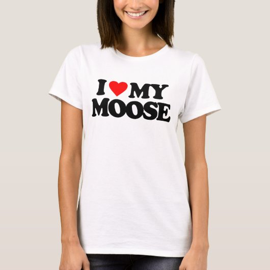 IK HOOP VAN MIJN MOOSE T-SHIRT (Voorkant)