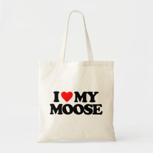 IK HOOP VAN MIJN MOOSE TOTE BAG