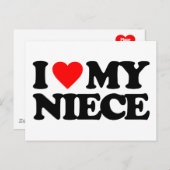 IK HOOP VAN MIJN NIECE BRIEFKAART (Voorkant / Achterkant)