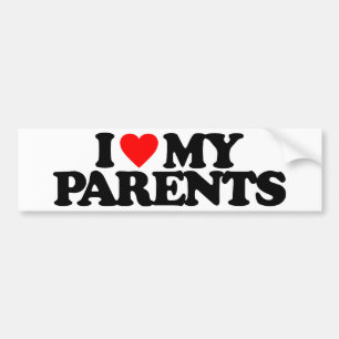 IK HOOP VAN MIJN OUDERS BUMPERSTICKER