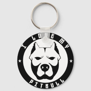 IK HOOP VAN MIJN PITBULL PIT BULL pet hondenras Sleutelhanger