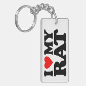 IK HOOP VAN MIJN RAT SLEUTELHANGER (Voorkant Links)