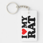 IK HOOP VAN MIJN RAT SLEUTELHANGER (Voorkant)