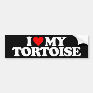 IK HOOP VAN MIJN TORTOISE BUMPERSTICKER