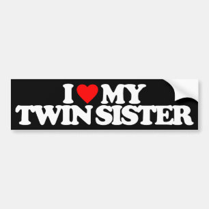 IK HOOP VAN MIJN TWEEDE ZISTER BUMPERSTICKER