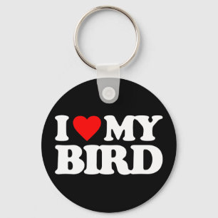 IK HOOP VAN MIJN VOGELS SLEUTELHANGER