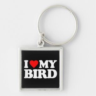 IK HOOP VAN MIJN VOGELS SLEUTELHANGER