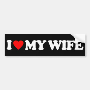 IK HOOP VAN MIJN VROUW BUMPERSTICKER