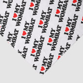 IK HOOP VAN MIJN WOMBAT TISSUEPAPIER (Detail)