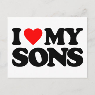 IK HOOP VAN MIJN ZONES BRIEFKAART