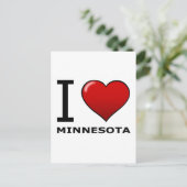 IK HOOP VAN MINNESOTA BRIEFKAART (Staand voorkant)