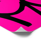 IK HOOP VAN MUZIEK POSTER (Hoek)