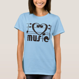 IK HOOP VAN MUZIEK T-SHIRT