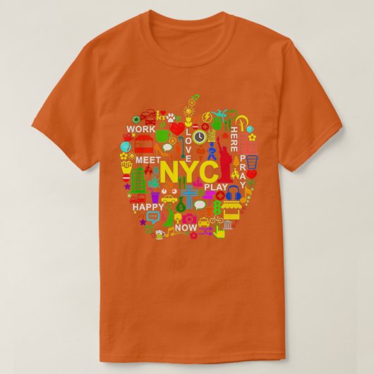 IK HOOP VAN NIEUWE GORKSTAD-GROOT APPARAAT VAN NYC T-SHIRT (Design voorkant)