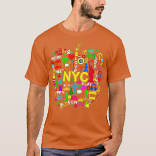 IK HOOP VAN NIEUWE GORKSTAD-GROOT APPARAAT VAN NYC T-SHIRT