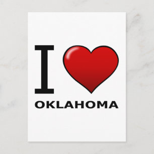 IK HOOP VAN OKLAHOMA BRIEFKAART