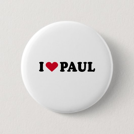 IK HOOP VAN PAUL RONDE BUTTON 5,7 CM (Voorkant)