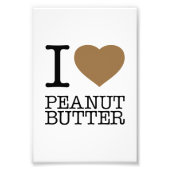 IK HOOP VAN PEANUT BUTTER FOTO AFDRUK (Voorkant)