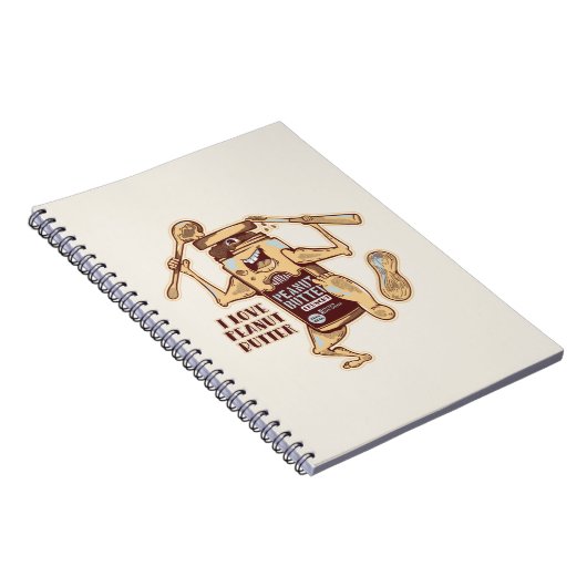 IK HOOP VAN PEANUT BUTTER NOTITIEBOEK (Rechterzijde)