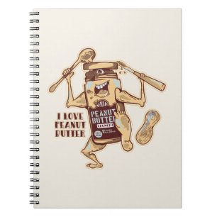 IK HOOP VAN PEANUT BUTTER NOTITIEBOEK