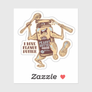 IK HOOP VAN PEANUT BUTTER STICKER