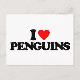 IK HOOP VAN PENGUINES BRIEFKAART