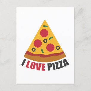 IK HOOP VAN PIZZA FEESTDAGENKAART