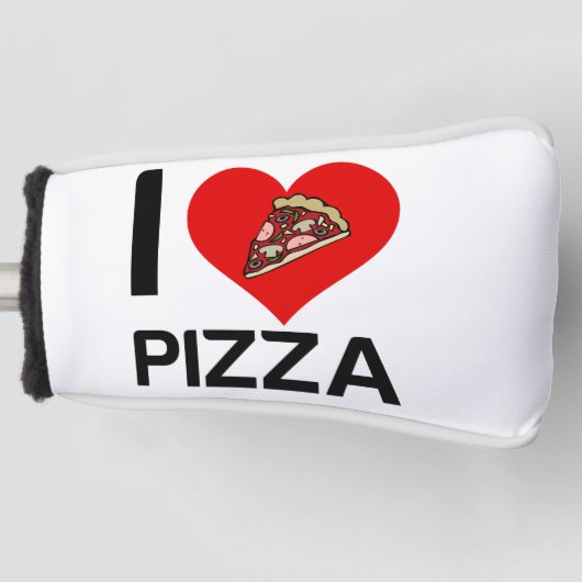IK HOOP VAN PIZZA GOLFHEADCOVER (Voorkant)