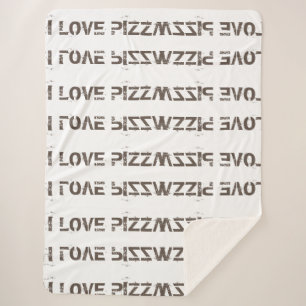 IK HOOP VAN PIZZA SHERPA DEKEN