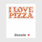 IK HOOP VAN PIZZA STICKER (Vel)