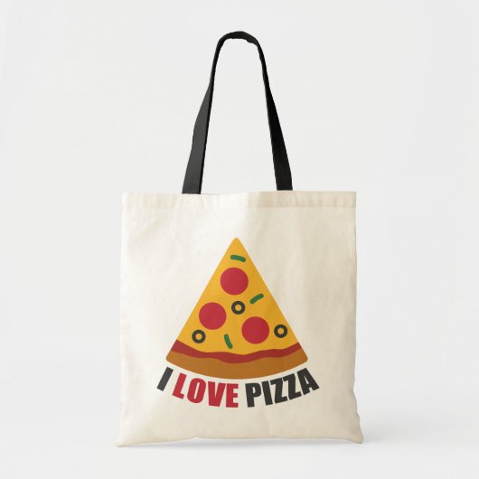 IK HOOP VAN PIZZA TOTE BAG (Voorkant)