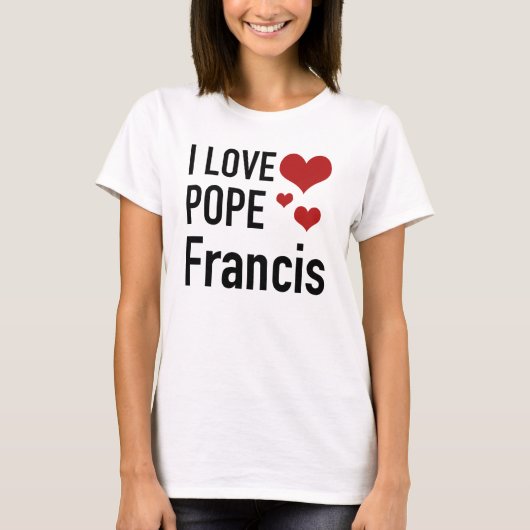 IK HOOP VAN POPE FRANCIS T-SHIRT (Voorkant)
