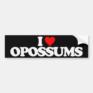 IK HOOP VAN POSSUMS BUMPERSTICKER