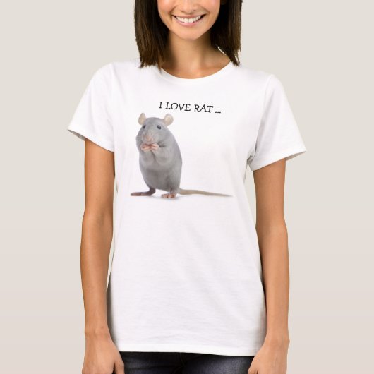 IK HOOP VAN RAT T-SHIRT (Voorkant)