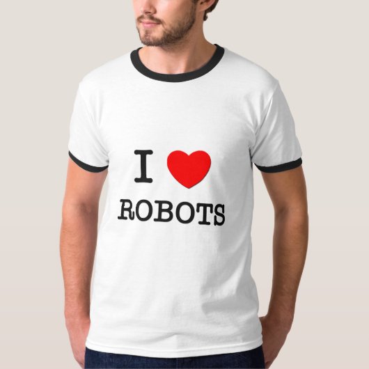 IK HOOP VAN ROBOTS T-SHIRT (Voorkant)