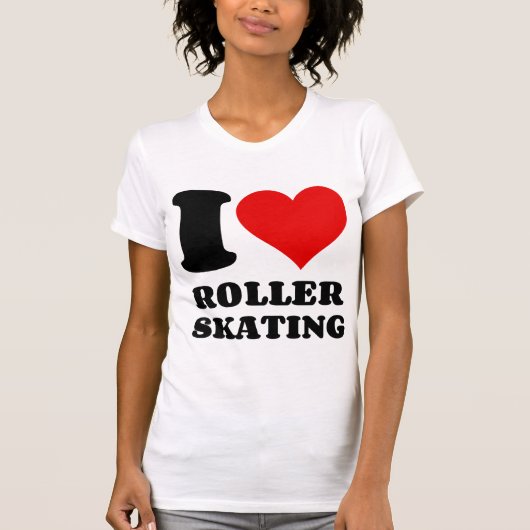 IK HOOP VAN ROLLER SKING T-SHIRT (Voorkant)