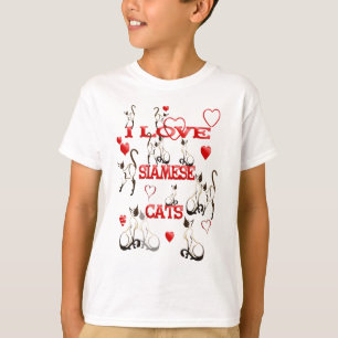 IK HOOP VAN SIAMESE CATS T-shirt