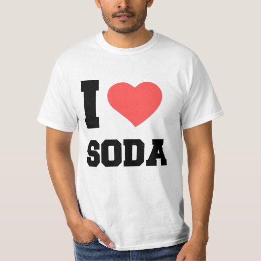 IK HOOP VAN SODA T-SHIRT (Voorkant)