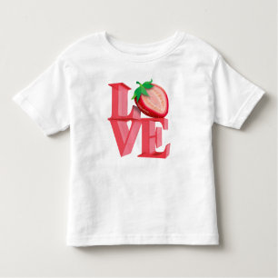 IK HOOP VAN STRAWBERRY KINDER SHIRTS