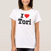 "IK HOOP VAN TORI" T-SHIRT (Voorkant)