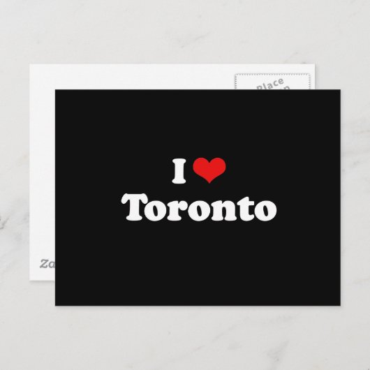 IK HOOP VAN TORONTO BRIEFKAART (Voorkant / Achterkant)
